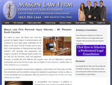 Tablet Screenshot of masonlawfirm.com
